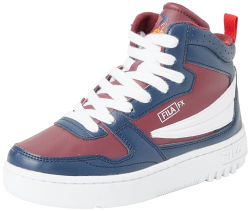FILA FXVENTUNO mid Teens Sneaker, Tawny Port Navy, 39 EU von FILA