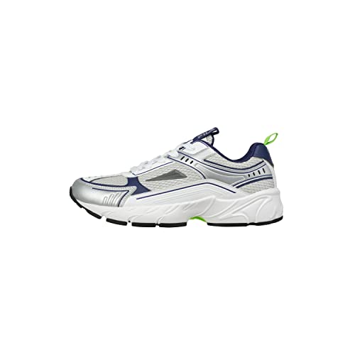 FILA Herren 2000 Stunner Sneaker, White-Medieval Blue, 45 EU Schmal von FILA