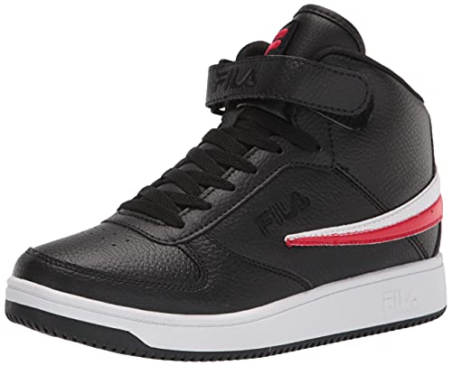 Fila Herren A-high Sneaker, Schwarz/Rot/Weiß, 42 EU von FILA