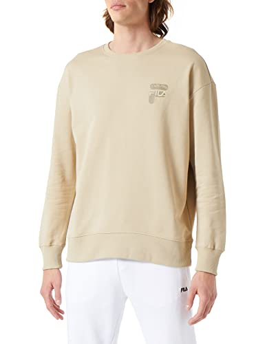 FILA Herren BABEN Oversized Crew Sweatshirt, Fields of Rye, M von FILA