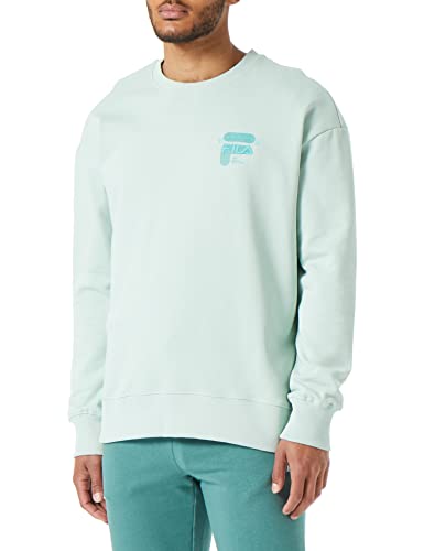 FILA Herren BABEN Oversized Crew Sweatshirt, Silt Green, 2XL von FILA