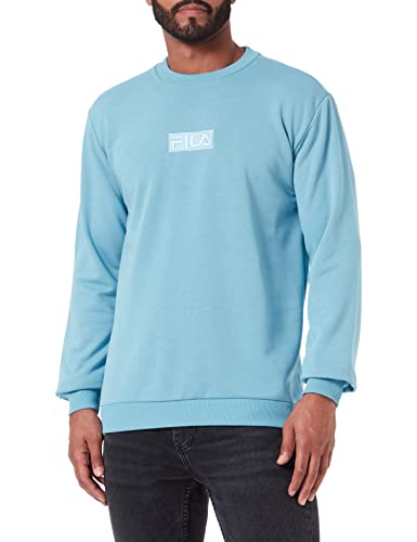 FILA Herren BOHINJ Sweat Crew Sweatshirt, Adriatic Blue, M von FILA