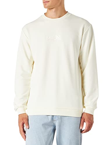 FILA Herren BOHINJ Sweat Crew Sweatshirt, Egret, M von FILA