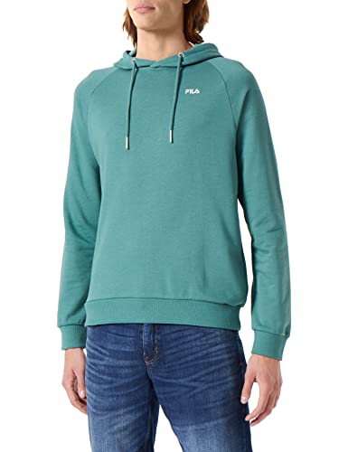 FILA Herren BRAIVES Raglan Hoody, Blue Spruce, M von FILA