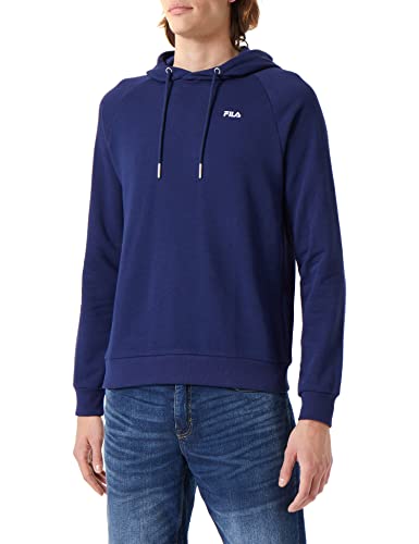 FILA Herren BRAIVES Raglan Hoody, Medieval Blue, L von FILA