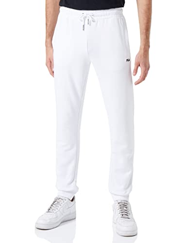 FILA Herren BRAIVES Sweat Freizeithose, Bright White, L von FILA