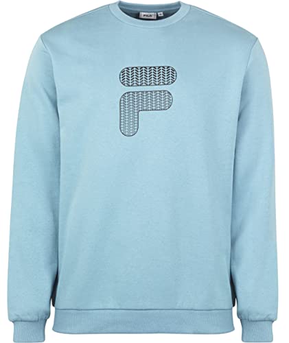 FILA Herren BROC Crew Sweat Sweatshirt, Adriatic Blue, L von FILA