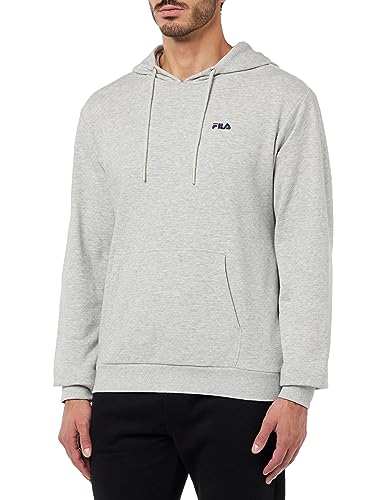 FILA Herren Bengel Hoody, Light Grey Melange, M von FILA