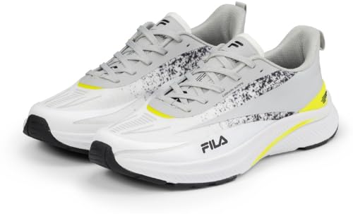 FILA Herren Beryllium Running Shoe, White-Evening Primrose, 47 EU von FILA