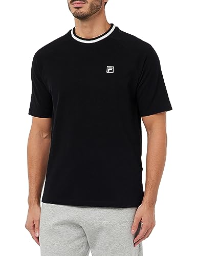 FILA Herren Biloxi T-Shirt, Black, L von FILA