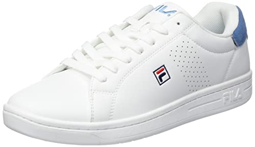 FILA Herren Crosscourt 2 F Sneaker, White-Lichen Blue, 46 EU von FILA