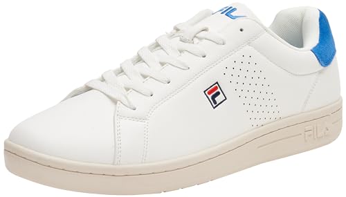 FILA Herren Crosscourt 2 F Sneaker, White-Prime Blue, 40 EU von FILA