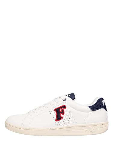 FILA Herren Crosscourt 2 NT Patch Sneaker, White Navy, 40 EU von FILA