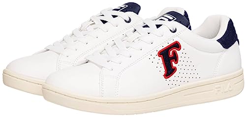 FILA Herren Crosscourt 2 NT Patch Sneaker, White Navy, 42 EU von FILA