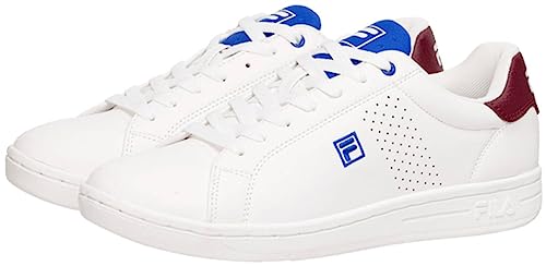 FILA Herren Crosscourt 2 NT Sneaker, White-Prime Blue, 40 EU von FILA