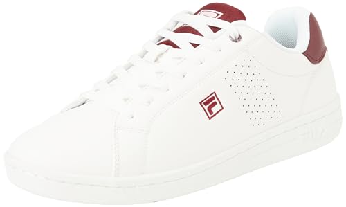 FILA Herren Crosscourt 2 NT Sneaker, White-Tawny Port, 41 EU Weit von FILA