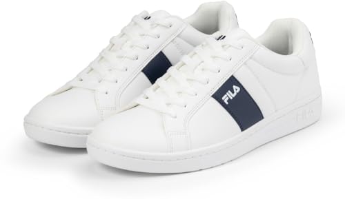 FILA Herren Crosscourt LINE Sneaker, White Navy, 40 EU Weit von FILA