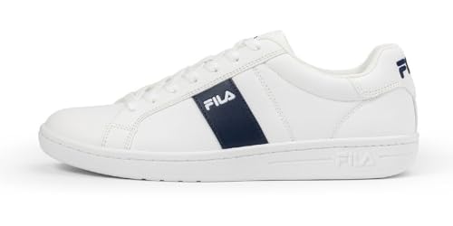 FILA Herren Crosscourt LINE Sneaker, White Navy, 47 EU Weit von FILA