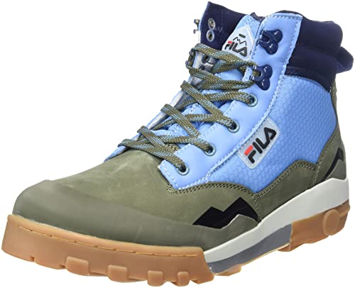 FILA Herren Grunge II O mid Hiking, Winter Boots, Loden Green-Adriatic Blue, 43 EU von FILA