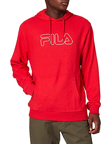 FILA Herren LABAN Hoody,true red,S von FILA