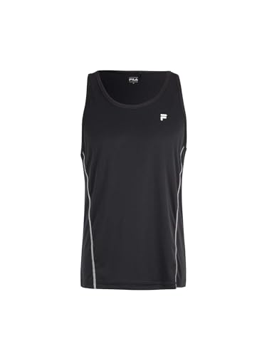 FILA Herren LEPS Tank Trägershirt/Cami Shirt, Black, XS von FILA