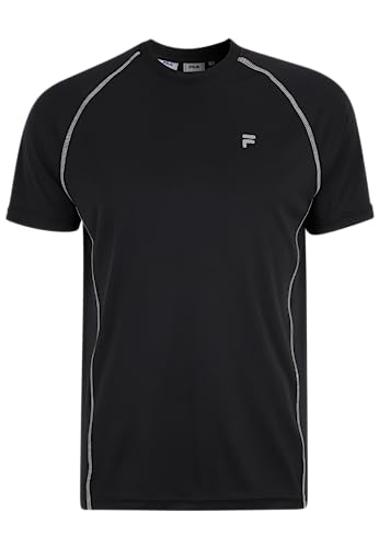 FILA Herren LEXOW Raglan T-Shirt, Black, 2XL von FILA