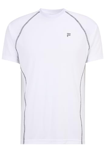 FILA Herren LEXOW Raglan T-Shirt, Bright White, L von FILA