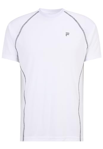 FILA Herren LEXOW Raglan T-Shirt, Bright White, M von FILA