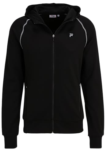 FILA Herren Lage Slim Sportjacke, Black, M von FILA