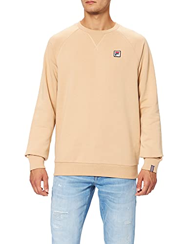 FILA Herren MEN HEATH raglan crew sweat Sweatshirt, Cuban Sand, XL von FILA