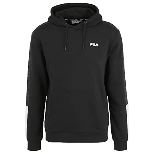 FILA-Herren-MEN NARVEL hoody-black-bright white-M von FILA