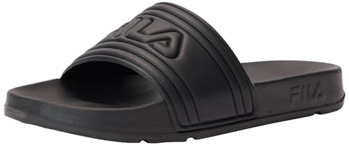 FILA Herren Morro Bay Slipper Slide Sandal, Black-Black, 43 EU von FILA