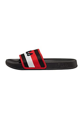 FILA Herren Morro Bay Stripes Slipper Hausschuh, Black, 40 EU von FILA