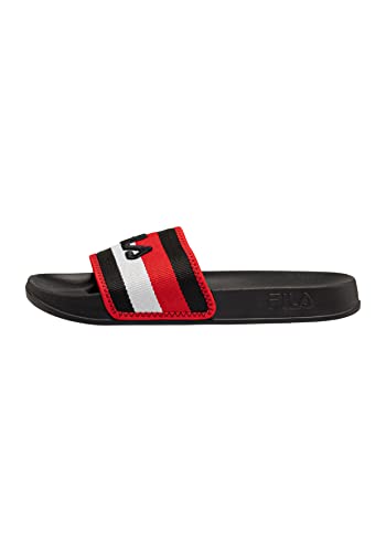 FILA Herren Morro Bay Stripes Slipper Hausschuh, Black, 44 EU FILA Herren Morro Bay Stripes Slipper Hausschuh, Black, 44 EU von FILA