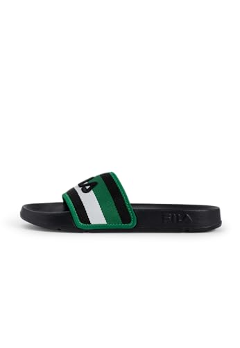 FILA Herren Morro Bay Stripes Slipper Slide Sandal, Black-Verdant Green, 42 EU von FILA