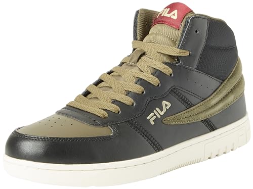 FILA Herren Noclaf Mid Sneaker, Black-Olive Night, 41 EU von FILA