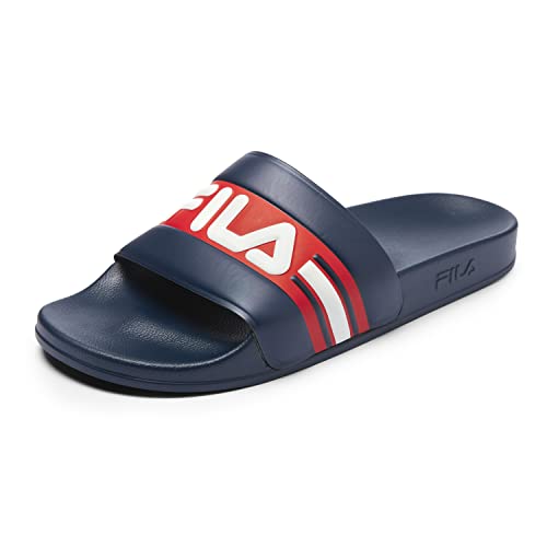 FILA Herren Oceano Slipper, Navy White, 43 EU von FILA