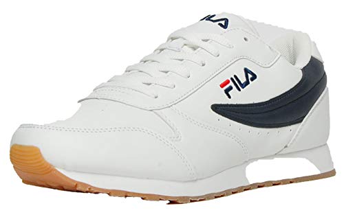 FILA Herren Orbit men Sneaker,White/Dress Blue, 40 EU von FILA