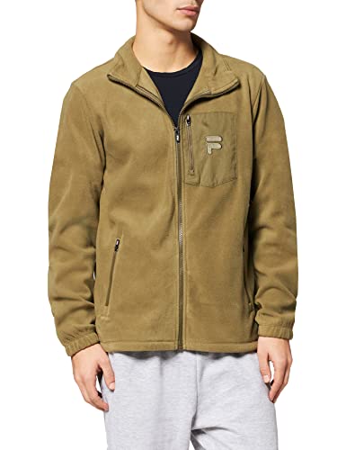 FILA Herren Paxton Fleece Jacke, Burnt Olive, M von FILA