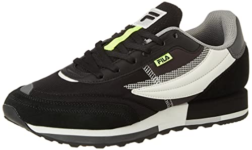 FILA Herren RETRONIQUE 22 Sneaker, Black-Safety Yellow, 41 EU von FILA