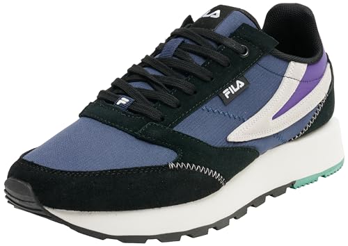 FILA Herren Run Formation Sneaker, Navy-Black, 43 EU von FILA