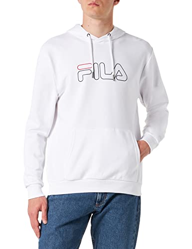 FILA Herren SALITTO Kapuzenpullover, Bright White, S von FILA