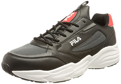 FILA Herren SALUZZO Sneaker, Black Red, 40 EU von FILA