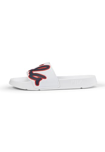 FILA Herren SCRITTO Slipper Slide Sandal, White Navy, 42 EU von FILA