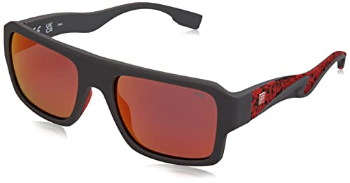 FILA Herren SFI462 Sonnenbrille, MATT Dark Grey von FILA