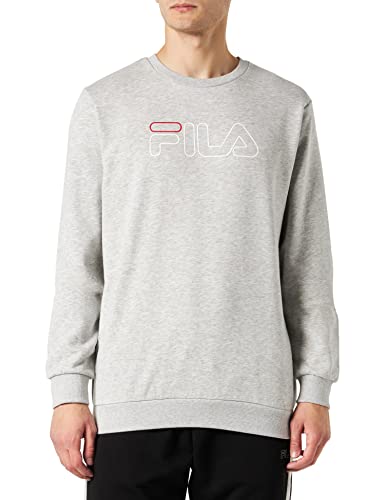 FILA Herren SPOLETO Sweatshirt, Light Grey Melange, M von FILA