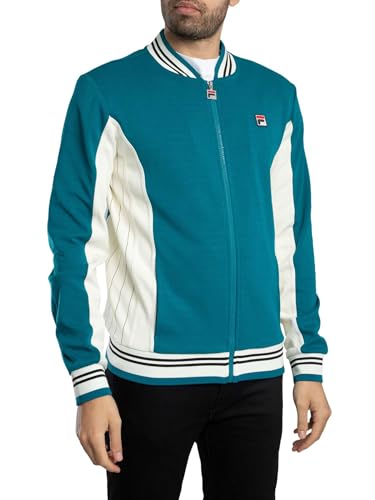 FILA Herren Settanta Track Jacke, Deep Lagoon/Gardenia/Black, XL von FILA