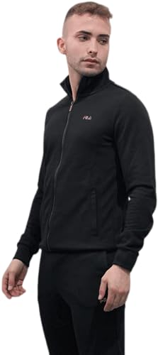 FILA Herren Sevilla Sweatjacke, Black, 2XL von FILA