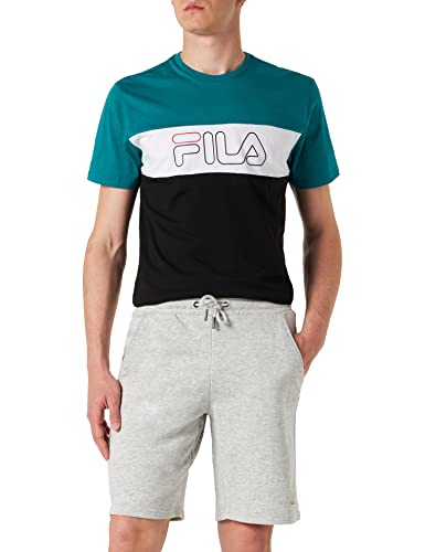 FILA Herren Sparks Shorts, Light Grey Melange, XL von FILA