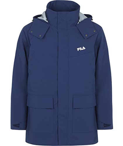 FILA Herren TANVALD Light Parka Jacket Padded, Medieval Blue, S von FILA